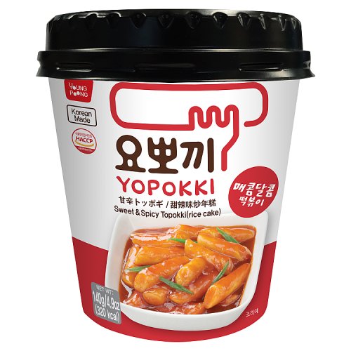 YOPOKKI SWEET & SPICY TOPOKKI CUP 140g
