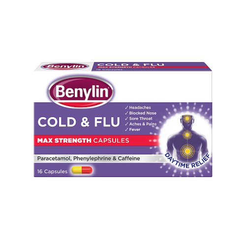 BENYLYN COLD & FLU MAX CAPSULES 16S