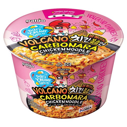 PALDO VOLCANO CARBONARA CHICKEN NOODLE CUP 105g