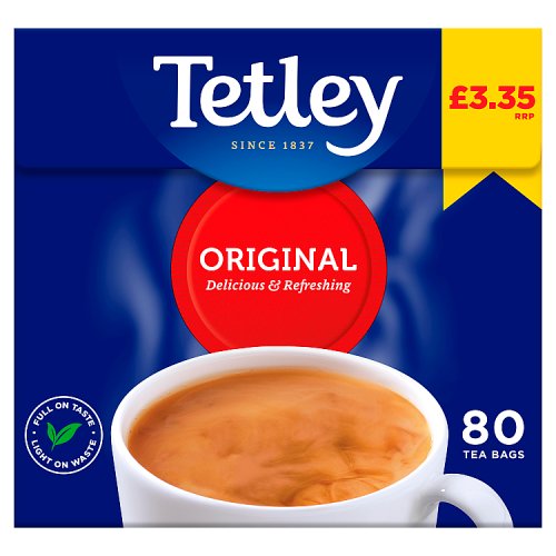 TETLEY TEA BAGS £3.35 80s