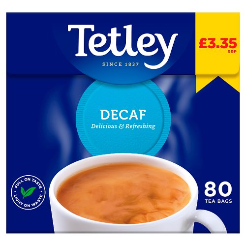 TETLEY DECAF TEA BAGS 80s Main image