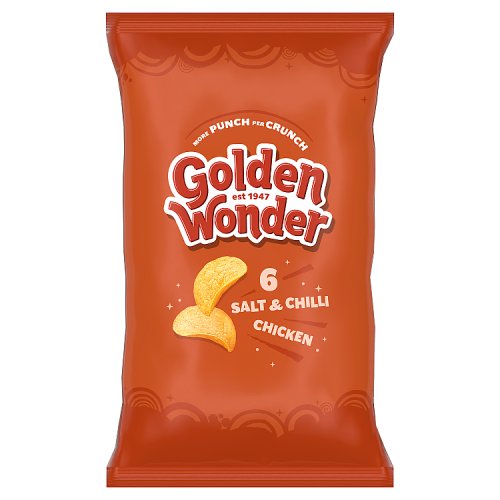 GOLDEN WONDER SALT & CHILLI CHICKEN [6 PACK] 25g Main image