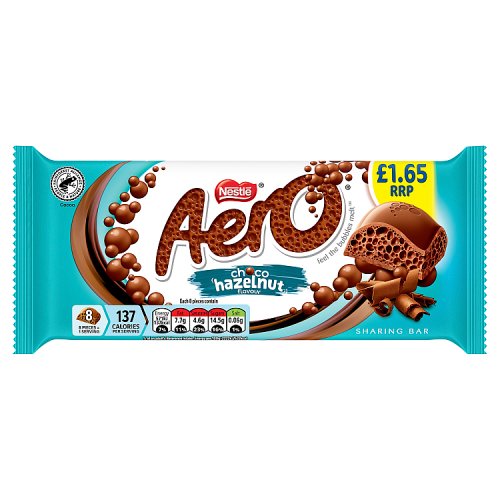NESTLE AERO HAZELNUT BLOCK £1.65 90g Main image