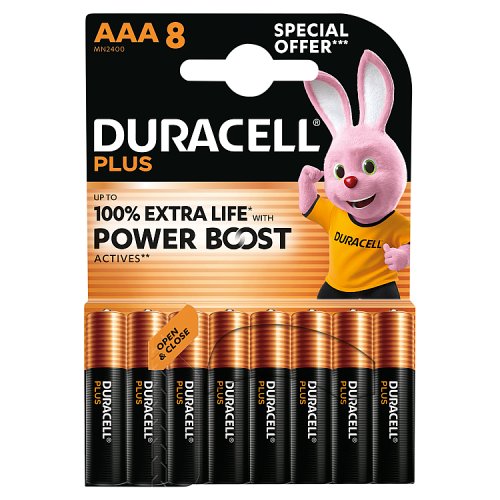 DURACELL POWER BOOST 10% SPECIAL AAA 8 PACK
