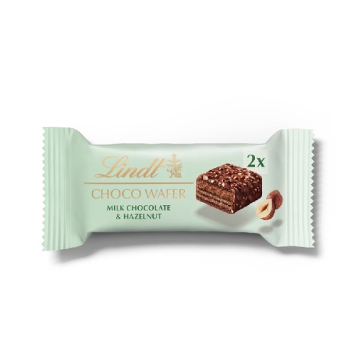 LINDT CHOCO WAFER MILK HAZELNUT £1.20 30g