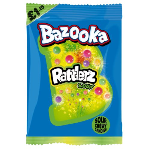 BAZOOKA RATTLERZ SOUR £1.15 100g