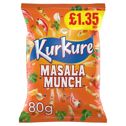 WALKERS KURKURE MASALA MUNCH £1.35 80g