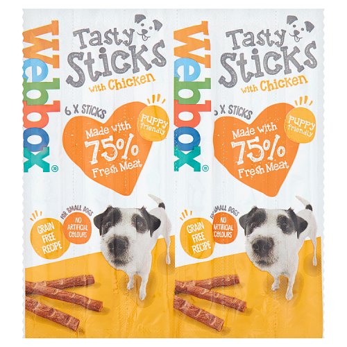 WEEBOX 6 DOG DELIGHTS CHICKEN 6 PACK Main image