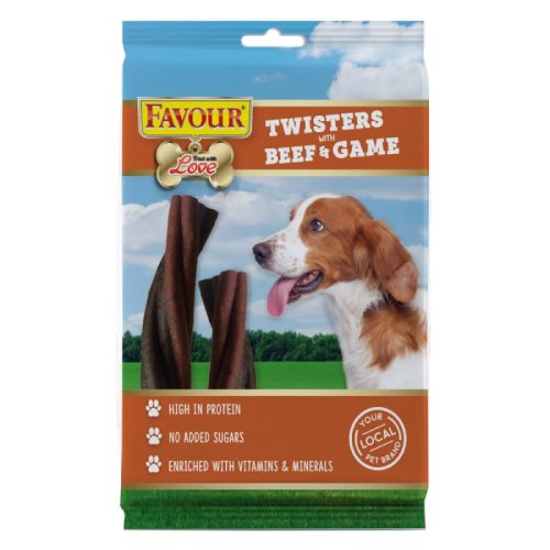 FAVOUR TWISTERS WITH BEEF & GAME 100G Main image