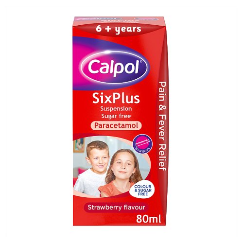 CALPOL 6 PLUS SUGAR FREE 80ML