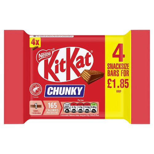 KIT KAT CHUNKY £1.85 [4 PACK] 32g