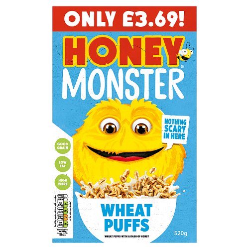 HONEY MONSTER PUFFS £3.69 520g