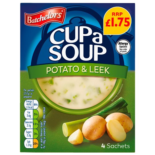 BATCHELORS CUP A SOUP POTATO & LEEK 107G