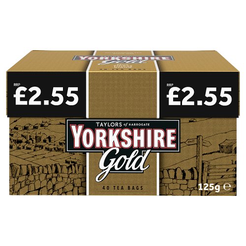 YORKSHIRE GOLD TEA BAGS £2.55 40s Main image