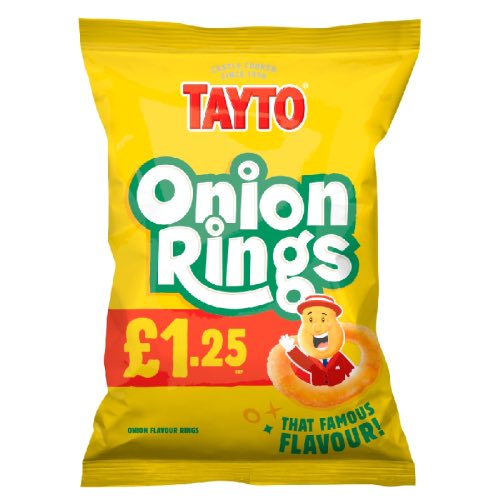TAYTO ONION RINGS £1.25 45g Main image