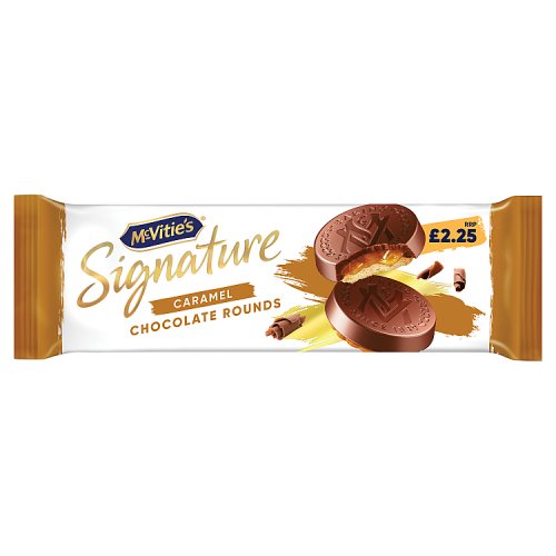 MCVITIES CARAMEL CHOCOLATE ROUND £2.25 109g Main image