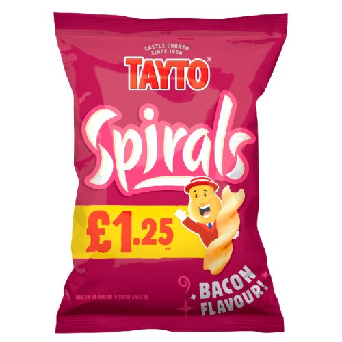 TAYTO SPIRALS BACON £1.25 45g Main image
