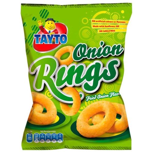 TAYTO ROLLER ONION RINGS £1.25 45g