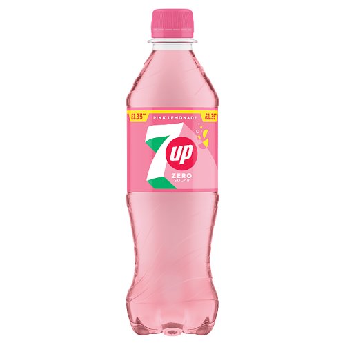 7UP ZERO PINK LEMONADE £1.35 500ml Main image