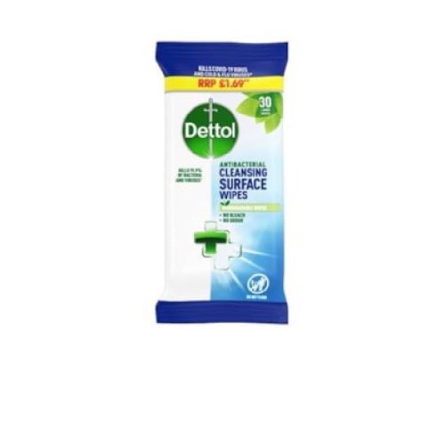 DETTOL SURFACE CLEANSING WIPES £1.69 30s Main image