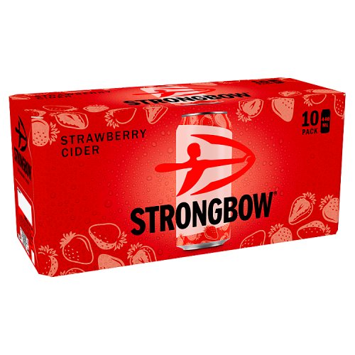 STRONGBOW STRAWBERRY CIDER [10 PACK] 10X440