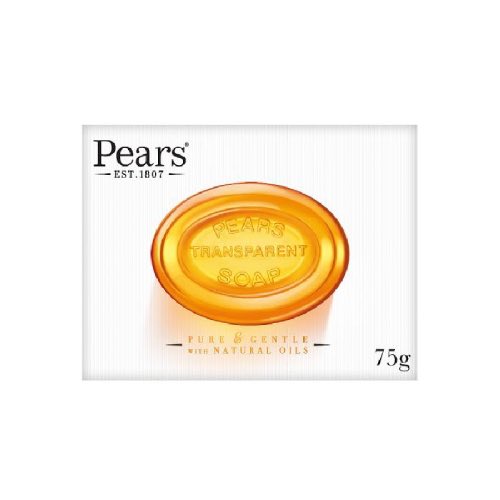 PEARS TRANSPARENT AMBER SOAP BAR 75G Main image