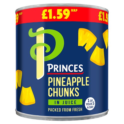 PRINCES PINEAPPLE CHUNK JUICE £1.59 432g