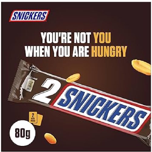 SNICKERS BAR DUO 80g