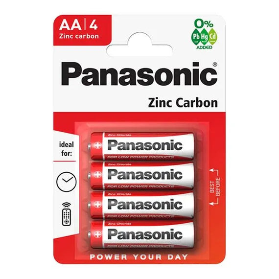 PANASONIC AA ZINC - 4 PACK (12) Main image