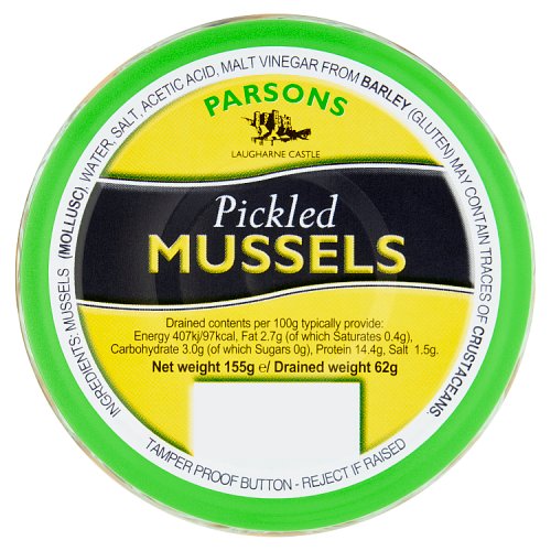 PARSONS MUSSELS 155g