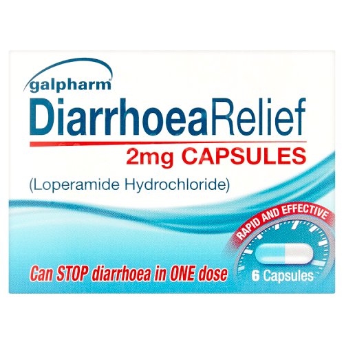 GALPHARM DIARRHOEA RELIEF 2MG CAPSULES 6s Main image