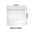 Clear Zipper Baggies 45X45 1000 Pack