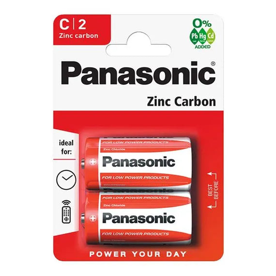 PANASONIC C SIZE ZINC - 2 PACK (12) Main image