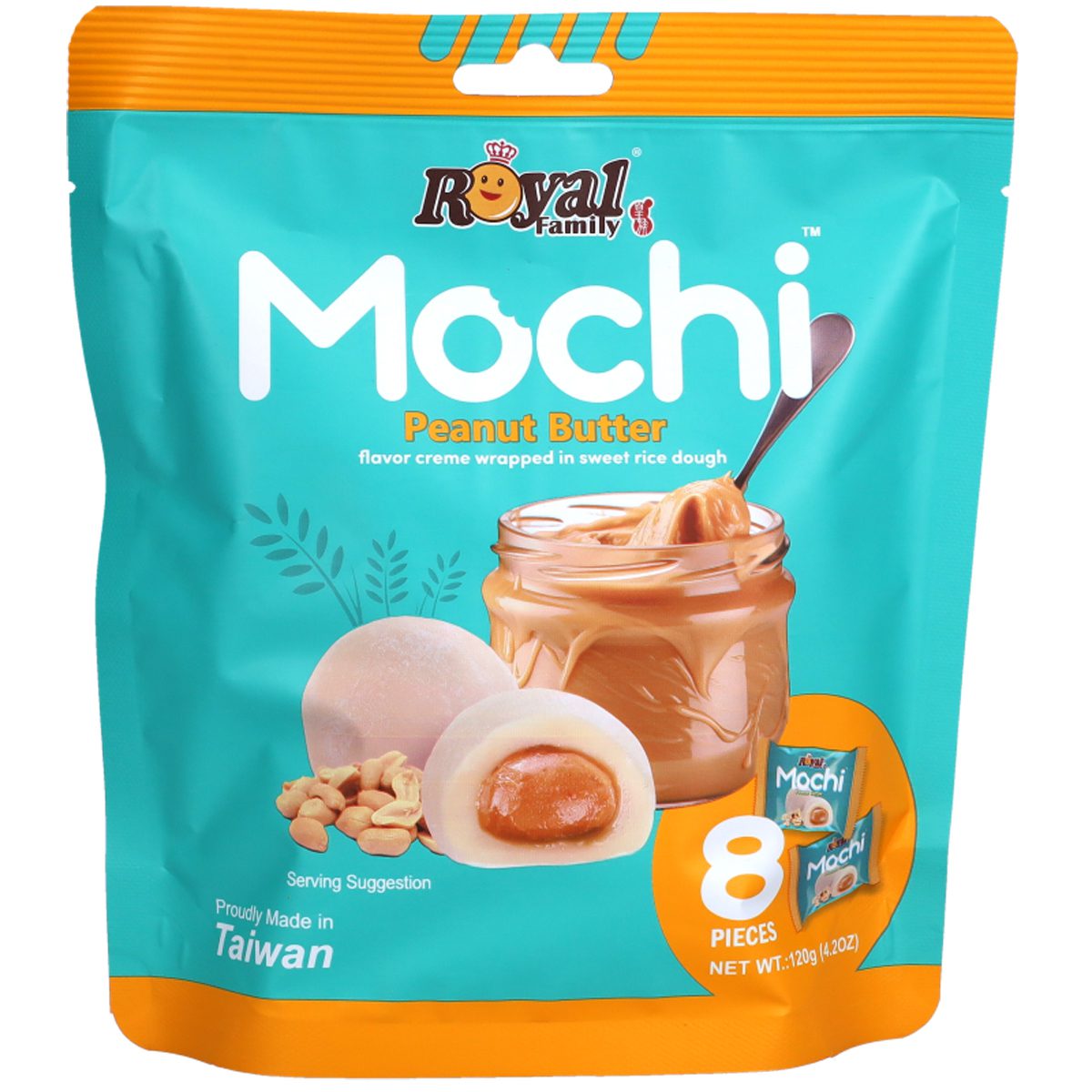Royal Family Mochi Peanut Butter Flavour Cream 120g Main image
