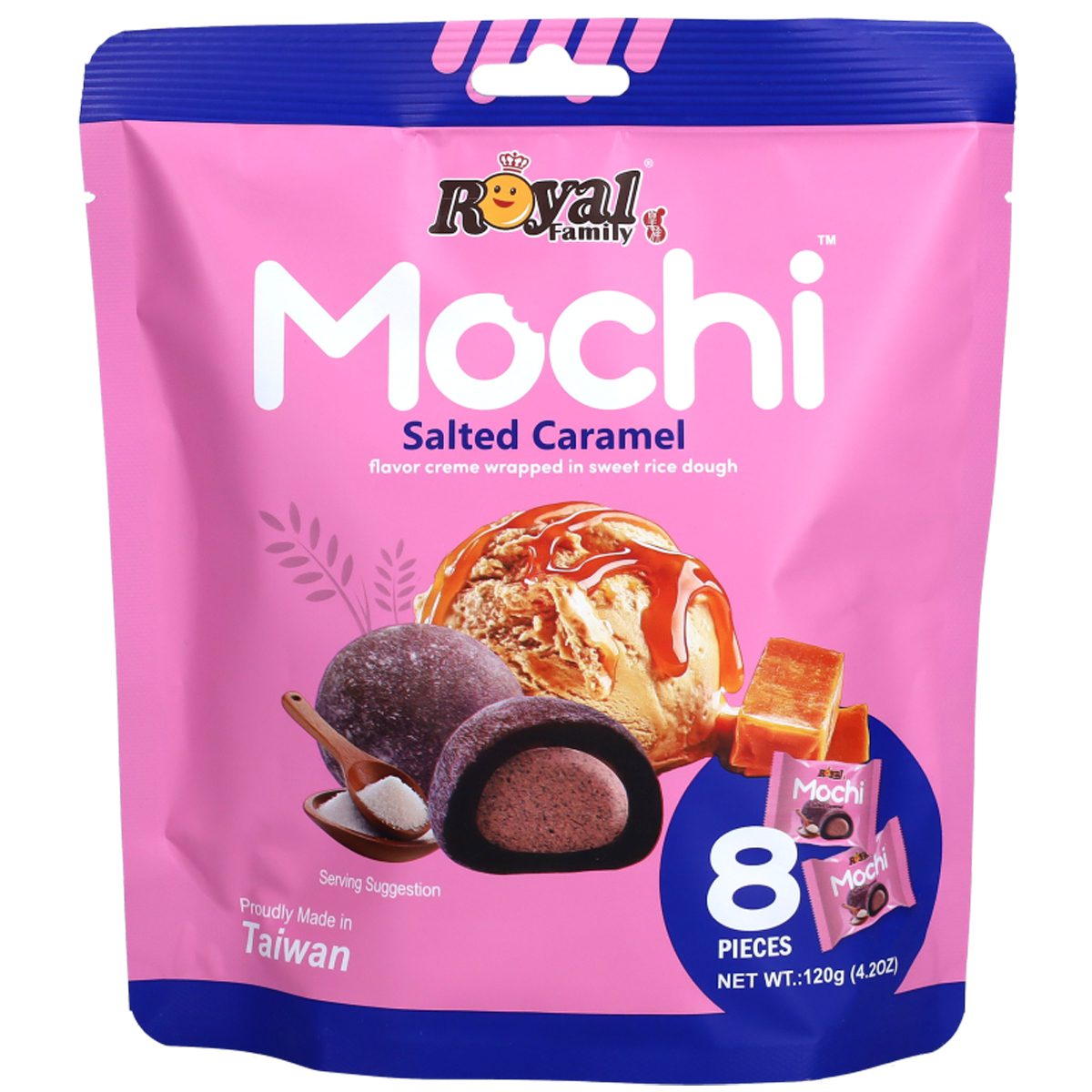 Royal Family Mochi Salted Caramel Flavor 120g Main image