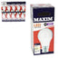 MAXIM LED 40W GLS BC BULBS COOL WHITE 10s