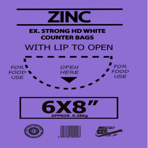 ZINC HD BAGS [6x8] 500s Main image