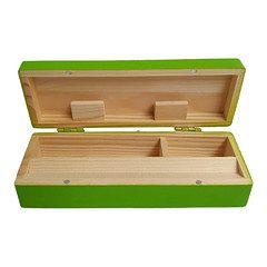 Roll Tray Small Wooden Box-Green Main image