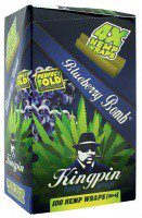 Kingpin Hemp Blunt Wraps Blue/Blueberry