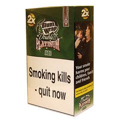 Double Platinum Blunt Wraps Jade 25 x 2 Packs Main image