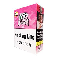 Double Platinum Blunt Wraps Pink 25 x 2 Packs Main image
