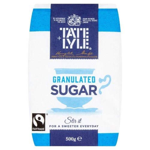 TATE & LYLE GRANULATED SUGAR 500g
