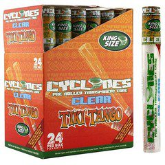 Cyclone Pre-Rolled Clear Flavoured Tiki-Tango Cones Main image