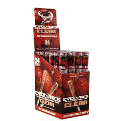 Cyclone Pre-Rolled Clear Flavoured Strawberry Cones Main image
