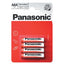 PANASONIC ZINC AAA BATTERY 4S