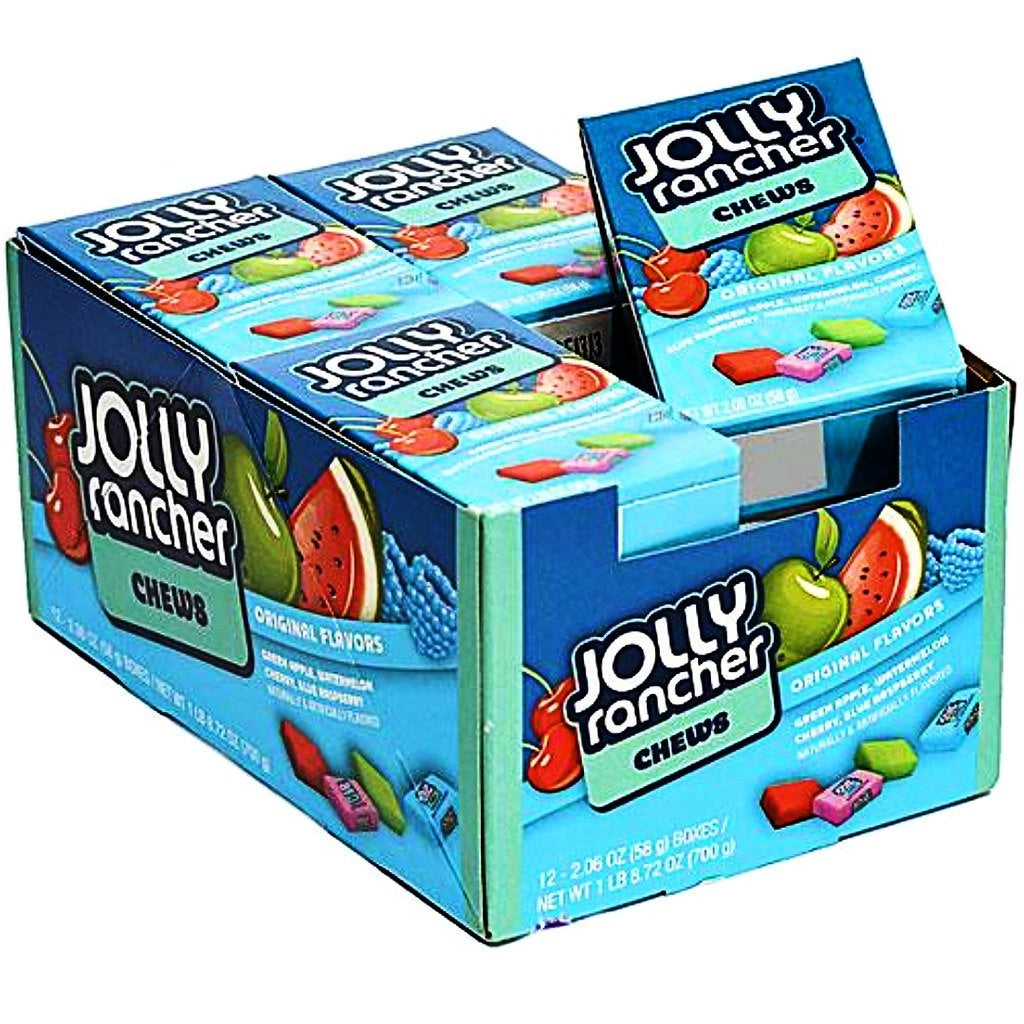 Jolly Rancher Chews Original Flavour 58g 12 Pack