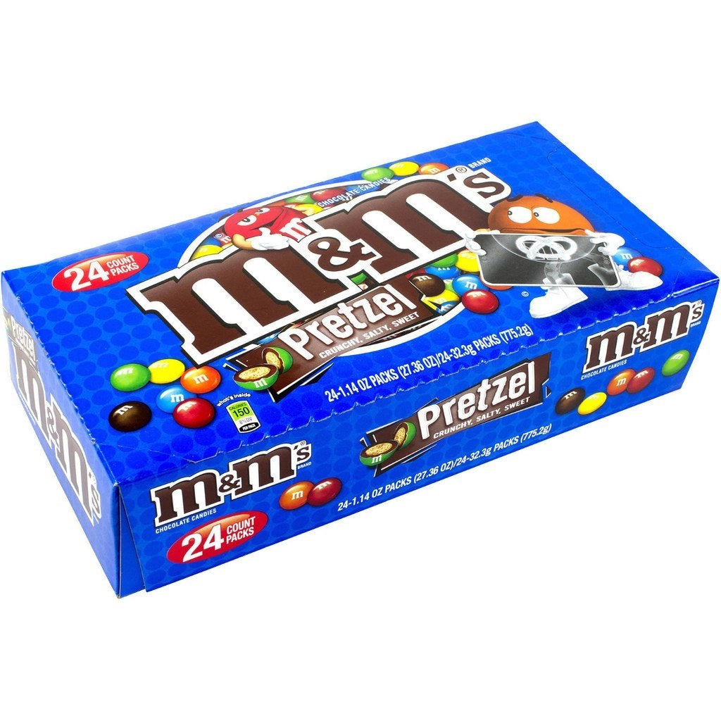 M&M Pretzel Chocolate 32.3g 24 Pack