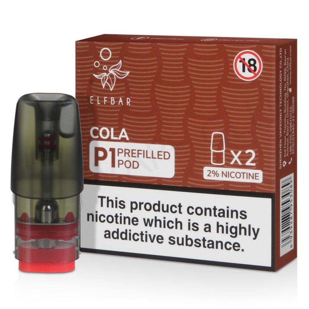 Elf Bar Cola P1 Prefilled Pod 10 Pack