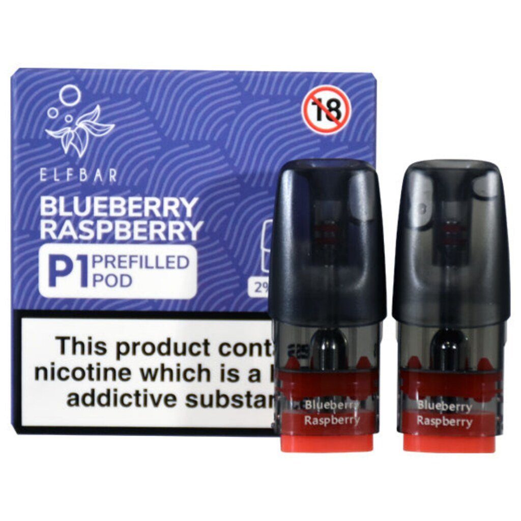 Elf Bar Blueberry Sour Raspberry P1 Prefilled Pod 10 Pack Main image