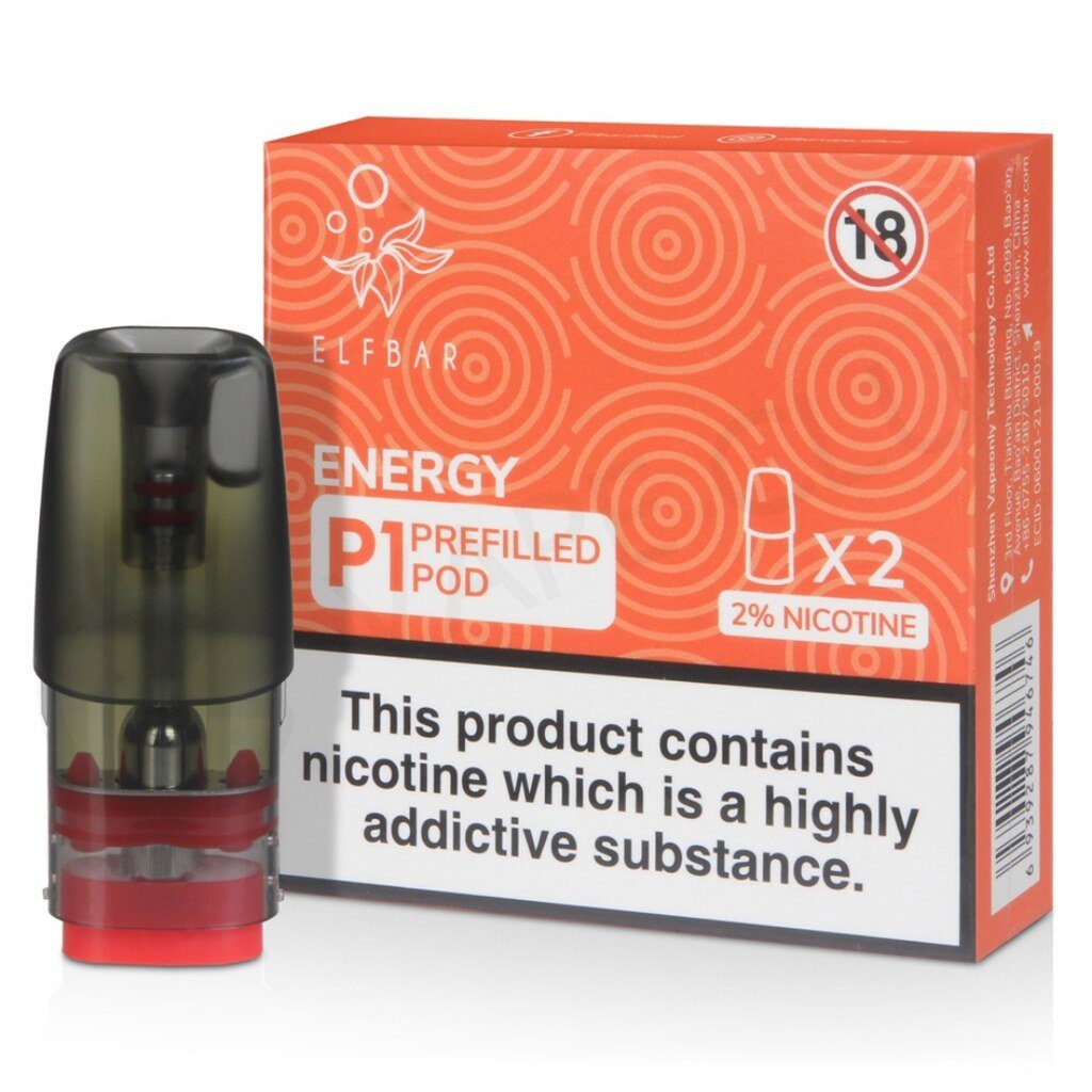 Elf Bar Energy P1 Prefilled Pod 10 Pack Main image